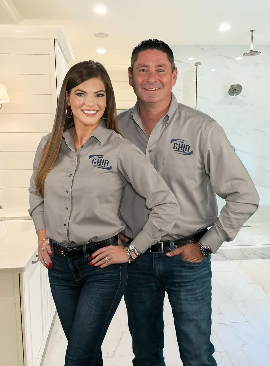 Wes and Lindsay Wiggins, owners of GHIR Construction, Dawsonville GA